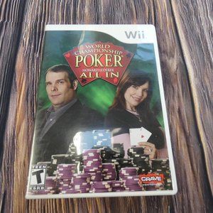 Nintendo Wii Game World Championship Poker Howard